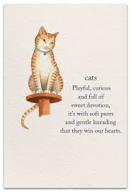 Cat On Pedestal Friendship Card Cardthartic Com Symbols And Meanings Cats Cat Quotes