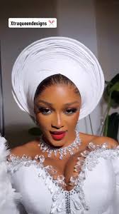 Yoruba Bride Inspiration: White Traditional Wedding Dress Styles