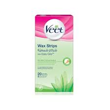 You can use veet hair removal creams around your bikini line, but take care not to make contact with your intimate areas. Veet Hair Removal Wax Strips With Easy Grip For Dry Skin Body And Legs 20 Strips Upc 3059944020701 Aswaq Com