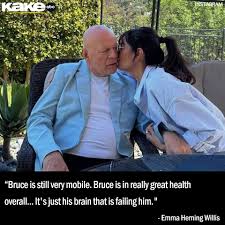 Amid Bruce Willis' nearly three-year battle with dementia, the actor's  brain is "failing him," and his ability to communicate is fading, according  to his wife.