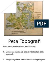 Sungai, benteng, tali air, pantai, jalan raya, lorong jalan kaki, jambatan. Warna Coklat Pada Peta Menunjukkan Rasanya