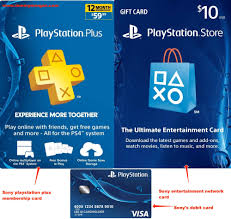 Playstation Cards Vouchers For Your Online Ps Multiplayers And Purchases Playstation Store Gift Cards Cards