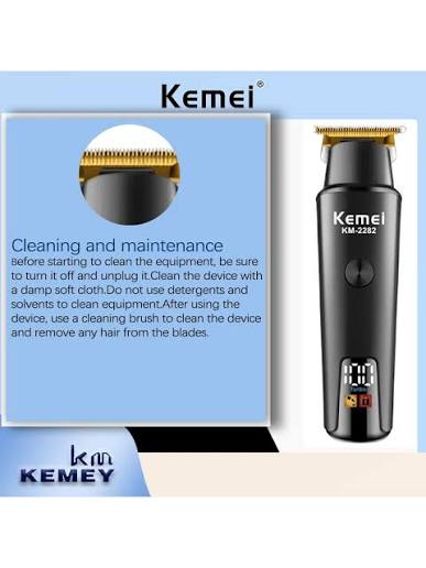 Kemei KM-2282 Cordless Professional Hair Trimmer User Manual