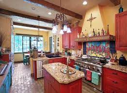 I So Love In This Beautifully Colorful Kitchen Mexican Style Kitchens Eclectic Kitchen Beautiful Kitchen Designs