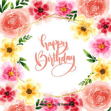 Tra i fiori più apprezzati per dire buon compleanno c'è l'iris, che significa anche speranza, fede e buone novelle. Sfondo Di Scritte Di Buon Compleanno Con Fiori Vettore Gratis