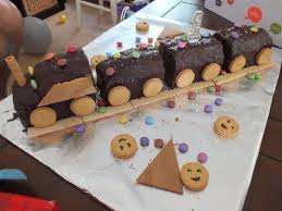 Amour De Petit Train D Anniversaire Recette Petit Beurre Chocolat Patissier Gateau Anniversaire Enfant