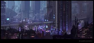 Artstation Coruscant Underworld John Paul Balmet Underground Cities Sci Fi City Star Wars Rpg
