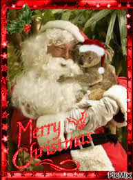 Llll hundreds of beautiful animated merry christmas gifs images and animations. Aussie Santa Picmix
