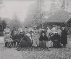 Photograph Of King Edward Vii And Members Of His Marlborough House Set At A House Party In 1904 C National King Edward Vii Strange Photos Alexandra Of Denmark