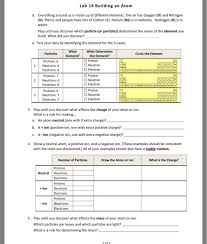 The other allows students to answer the following questions after you've investigated what happens. Solved Lab 14 Building An Atom Phys 111ol Conceptual Phys Chegg Com