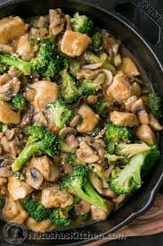 Chicken Broccoli And Mushroom Stir Fry Natashaskitchen Com Recipes Healthy Recipes Cooking Recipes