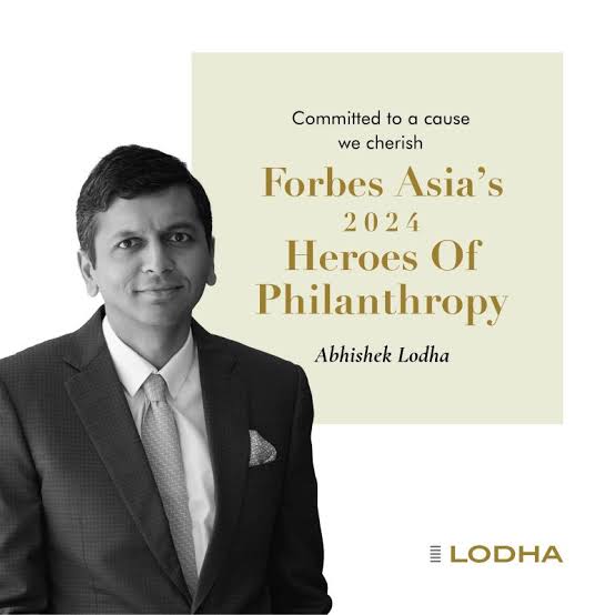 Abhishek Lodha has exemplified the Lodha ethos of 'Do Good, Do Well' by  making a transformative contribution: the transfer of 180 million shares,  valued at $2.5 billion, to the Lodha Philanthropy… | Lodha | 50 comments