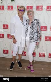 Deborra-Lee Furness and mother Fay Duncan at a luncheon during the  Australian Open tennis tournament in Melbourne, Thursday, Jan. 29, 2015.  (AAP Image/Fiona Hamilton Stock Photo