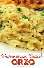 Parmesan Basil Orzo Recipes Pasta Dishes Cooking