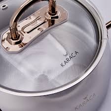 Karaca emirgan 6 parça çelik midi set. Karaca Zeyna Rosegold 8 Parca Tencere Seti Karaca