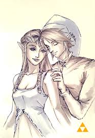 Zeldanime — onichild-art: Quick sketch of Link and Zelda...