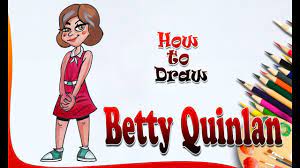 How to draw Betty Quinlan | The Adventures of Jimmy Neutron: Boy Genius |  Easy drawing - YouTube