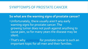 If you do notice any of the following early signs, dr. Prostate Cancer Ppt Download