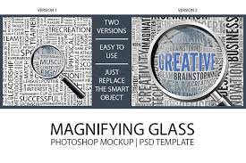 Magnifying Glass Mockup Template Mockup Template Template Design Templates