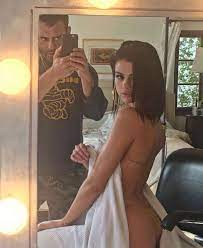 Selena Gomez Poses in Just a Towel and Thong