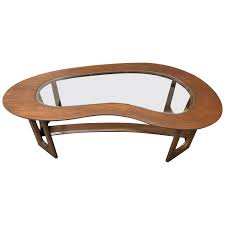 Vintage retro kidney shaped coffee side table mid century. Mid Century Modern Kidney Shaped Walnut And Glass Coffee Cocktail Table For Sale At 1stdibs