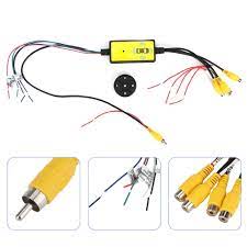 Video Splitter, Easy Operation 4 Input 1 Output Abrasion Resistant Circuit  Protection Intelligent Video Switchers For Auto Parts - Walmart.com