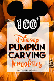 If you are searching for designs to make your own, these free pumpkin stencils range from beginner to advanced. Disney Pumpkin Carving Ideas