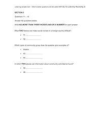 Short Answer Questions This Or That Questions Ielts Listening Ielts