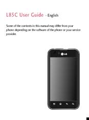 The lg website has a large collection of manuals available to download in pdf format. Lg L85c Manuals Manualslib