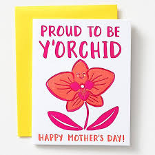 As moms, there's nothing we want more. Proud To Be Y Orchid Mother S Day Card Paper Source