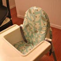 Ikea Antilop Free Pattern For A Padded Cover With A Handy Pocket At The Back Diy Chair Covers Highchair Cover High Chair