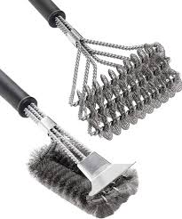 2020 Bbq Grill Brush Set Of 2 Safe Grill Cleaning Brush Stainless Steel Cast Iron Ceramic Grate Cooking Grid 18 Inch T From Qiangweiflo 54 7 Dhgate Com