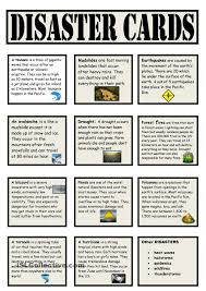 Natural Disasters Vocabulary Cards Natural Disasters Activities Natural Disasters For Kids Natural Disasters Lessons