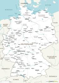 Landkarte Deutschland A4 Vektor Download Ai Pdf Simplymaps De