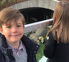 Crown Princess Mary, Josephine and Vincent visited Copenhagen Zoo