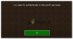 The authentication servers are currently down. How To Fix You Need To Authenticate Microsoft Services On Minecraft Appuals Com