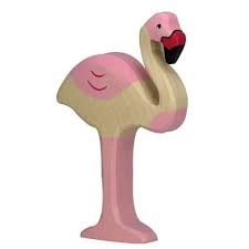 Holztiger Wooden Flamingo Wooden Animals Heirloom Toys Toys