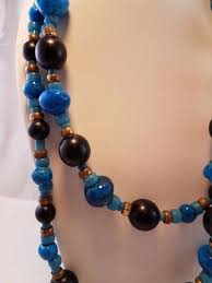 1930's Lapis Runway Statement Necklace