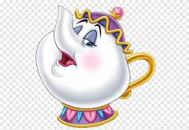 You can download (310x433) cogsworth. Mrs Potts Chip Beast Belle Cogsworth Mrs Electronics Vertebrate Png Pngegg
