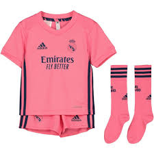 The new jersey will serve as real madrid's third kit and will be sparingly used through the 2020/21 la liga season. Real Madrid Kids Away Kit 2020 21 Official Adidas