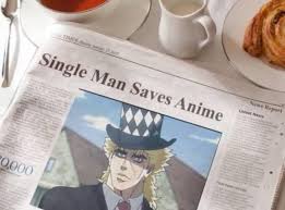 Speedwagon The Hero Morning News Jojo Bizzare Adventure Jojo Bizarre Jojo Memes