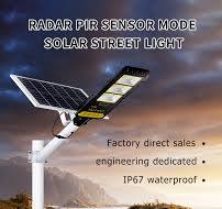 Radar Motion Sensor Split Solar Street Light | Litel Technology