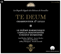 Quelle spiritueller kraft, die dem tag einen würdigen rahmen verleiht. Charpentier Te Deum Vincent Dumestre Le Poeme Harmonique Capella Cracoviensis Marc Antoine Charpentier Jean Baptiste Lully Vincent Dumestre Le Poeme Harmonique Vincent Dumestre Amazon De Musik