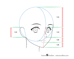 But luckily not just limiting it there but to also expand the knowledge on how to draw it from the side view too. How To Draw An Anime Female Face 3 4 View Face Proportions Drawing Anime This Tutorial Explains Female Face Drawing Drawing Proportions Anime Face Drawing