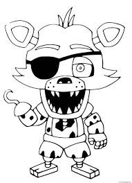 Free, printable coloring pages for adults that are not only fun but extremely relaxing. Foxy Fnaf Coloring Pages Printable