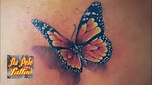 Tatuagem feminina no braço borboleta a borboleta simboliza transformação, felicidade, beleza. Tattoo Tatuagem Em 3d De Borboleta Colorida Youtube