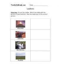 The questions are organized by lesson objectives. 3rd Grade Landforms Worksheet Landforms Worksheet Landforms Worksheets For Kids