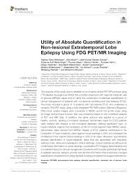 Melihat kepada senarai lagu yang bertanding, sfmm35 bakal tampil dengan saingan cukup sengit bukan sahaja daripada persembahan solo tetapi juga. Pdf Utility Of Absolute Quantification In Non Lesional Extratemporal Lobe Epilepsy Using Fdg Pet Mr Imaging