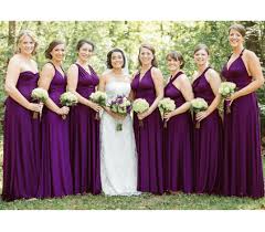 Infinity Dresses Convertible Bridesmaid Dresses Multiway Wrap In 2020 Dark Purple Bridesmaid Dresses Purple Bridesmaid Dress Bridesmaid