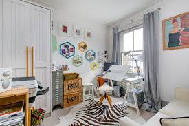 Lots Of Interest To Inspire Working In This Space Some Vintage Finds Added To An Ikea Trestle D Interior Design Interior Design School Online Interior Design